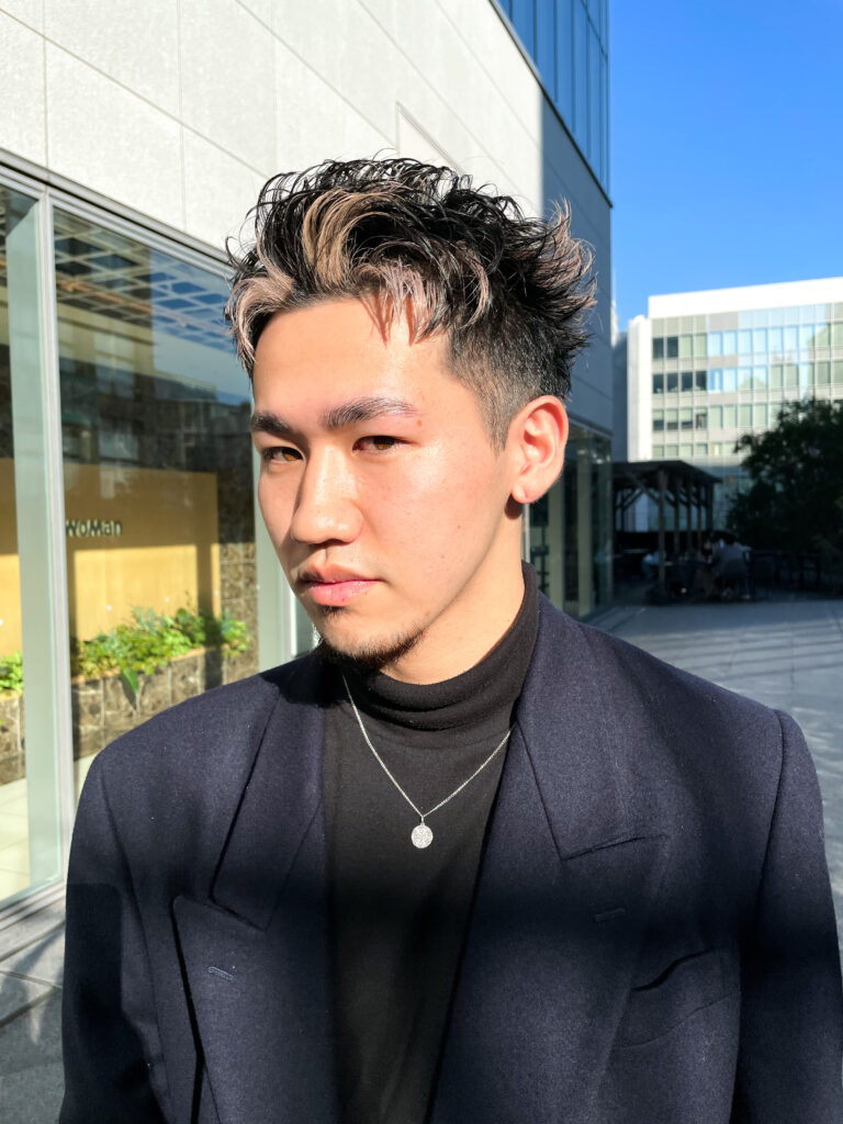 丸みのあるハイライトショートボブ - ヘアスタイル - 美容院 美容室モリオフロムロンドン原宿本店 大宮 池袋 成増