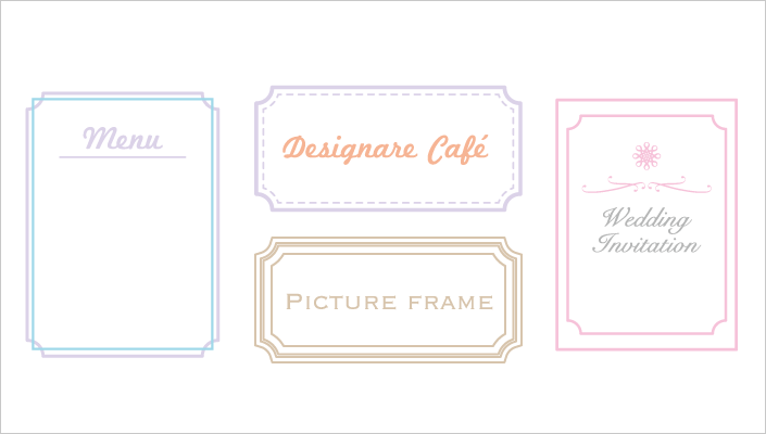 アンティークな枠の作り方イラストレーターの使い方