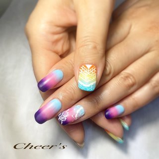 Photoshop 3色グラデーションの作り方はむちゃん🐹