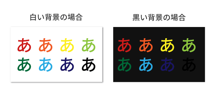 看板買うなら看板マート! 配色サンプル