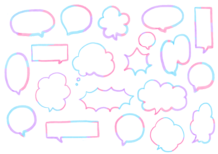 商用利用可 かわいい手描きの吹き出し20選！シンプルで使いやすいかわいいものばかりPyontakku DesignNote ピョンタックデザインノート