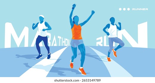 走る人の後ろ姿 10155000024 の写真・イラスト素材アマナイメージズ