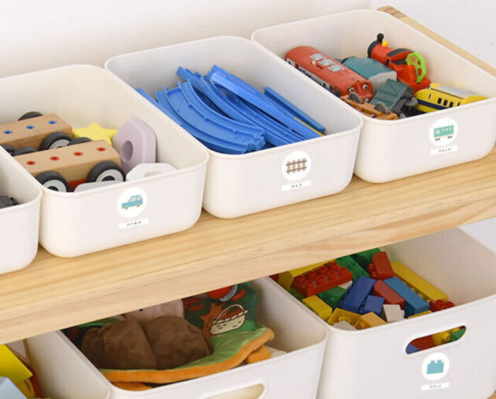 100均 ワイヤーネットで本やおもちゃの収納を作成。仕切り代わりにも&あんふぁん