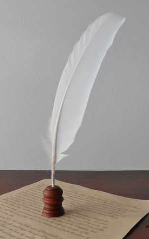 HERBIN エルバン 羽ペン HB23301s ホワイトペンハウス