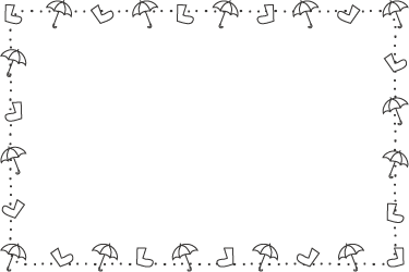 蔦と葉っぱのフレーム・枠の白黒イラスト03かわいい無料の白黒イラスト モノぽっと