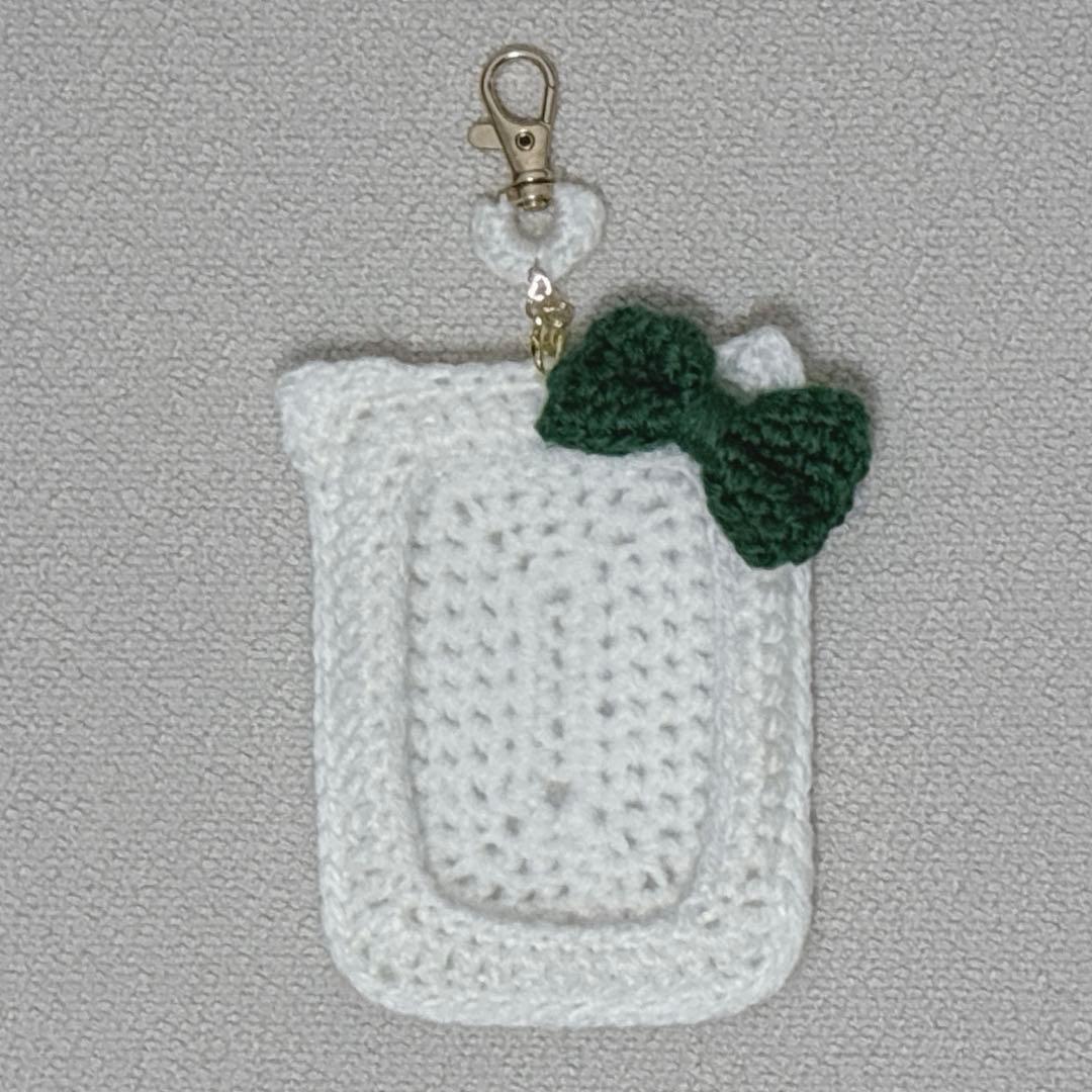 かぎ針編み トレカケースの編み方！動物アレンジ🐰🐶🐱diy