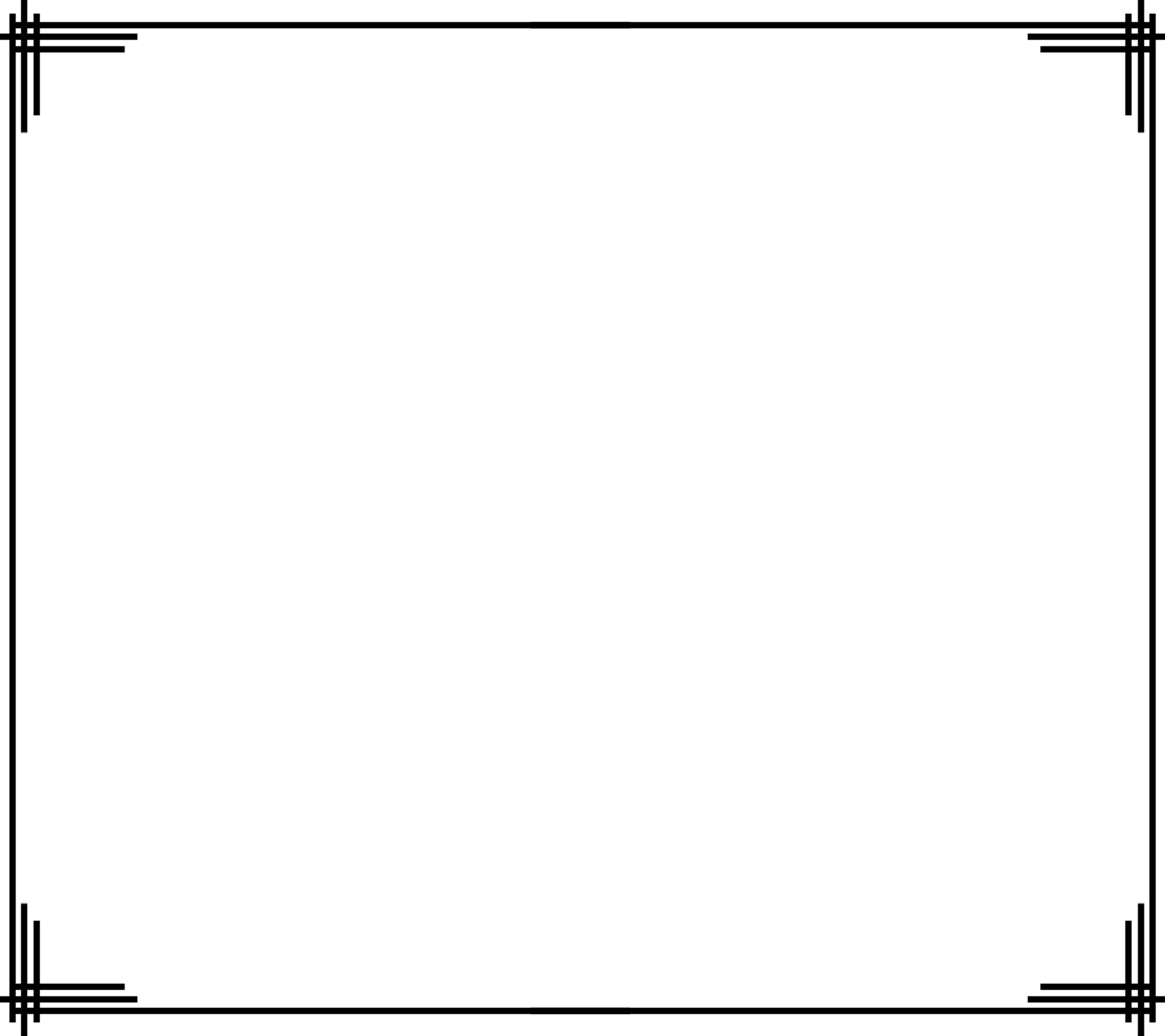 シンプルなおしゃれフレームかわいい飾り枠：イラスト無料