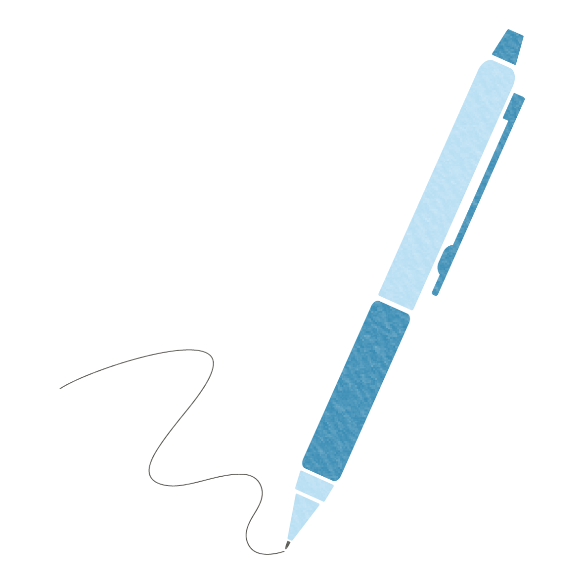 本 見開き とペンの白黒シルエット無料のAi・PNG白黒シルエットイラスト