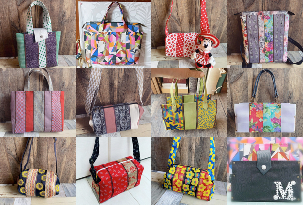 手縫い ネクタイリメイク！ミニ手提げポーチの作り方