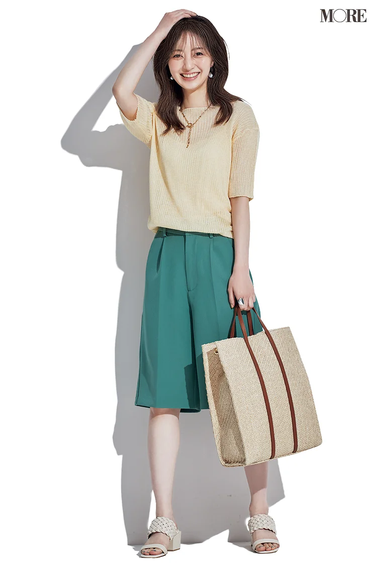 オレンジとグリーンのコーデの相性も素敵な2人LONDONワールドスナップFUDGE.jp