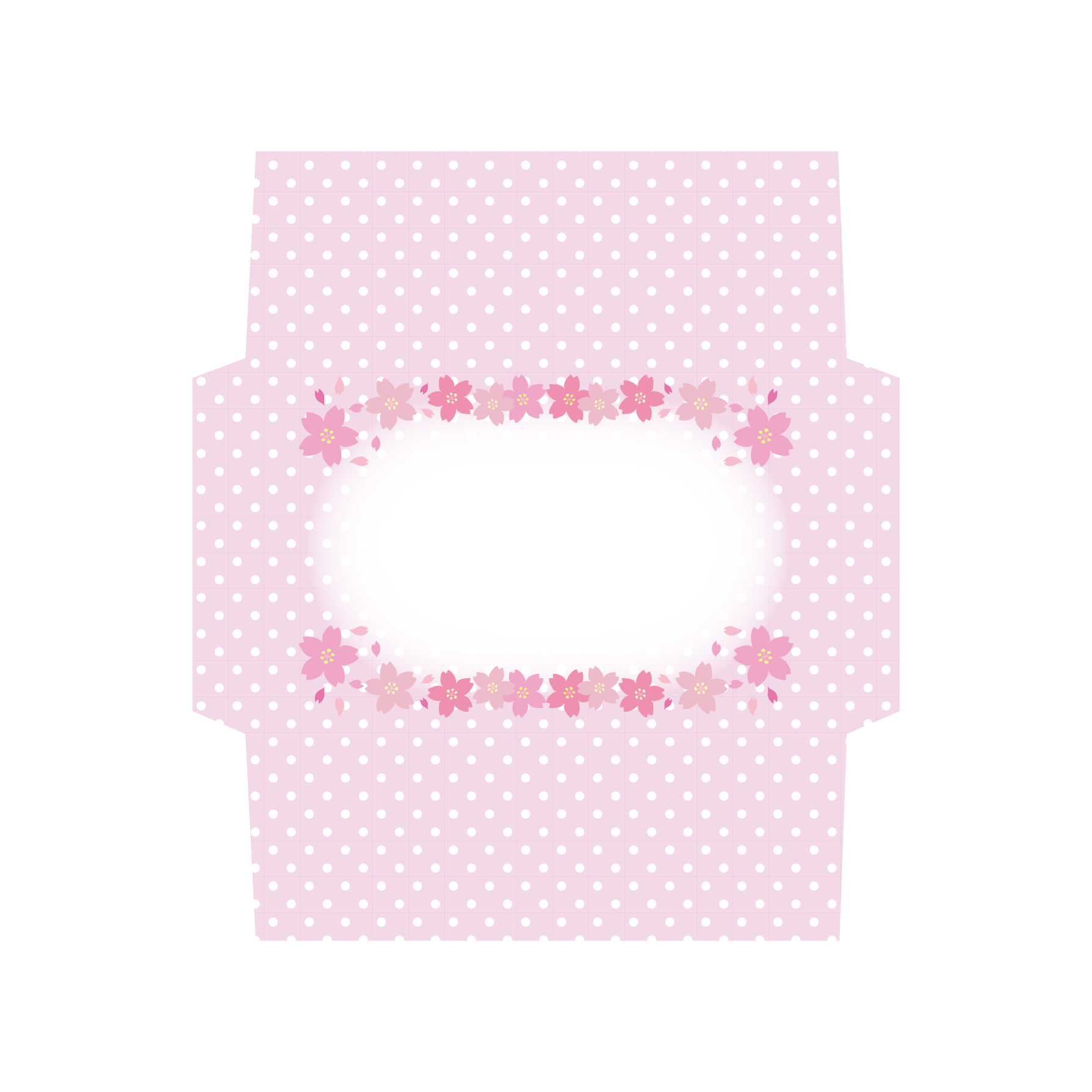 シンプルな無地のミニサイズ封筒テンプレート封筒素材館