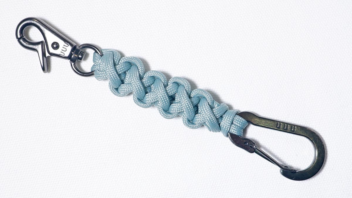 パラコード ストラップ編み方 簡単！スマホ ストラップ ショルダーの作り方♡パラコード初心者🔰