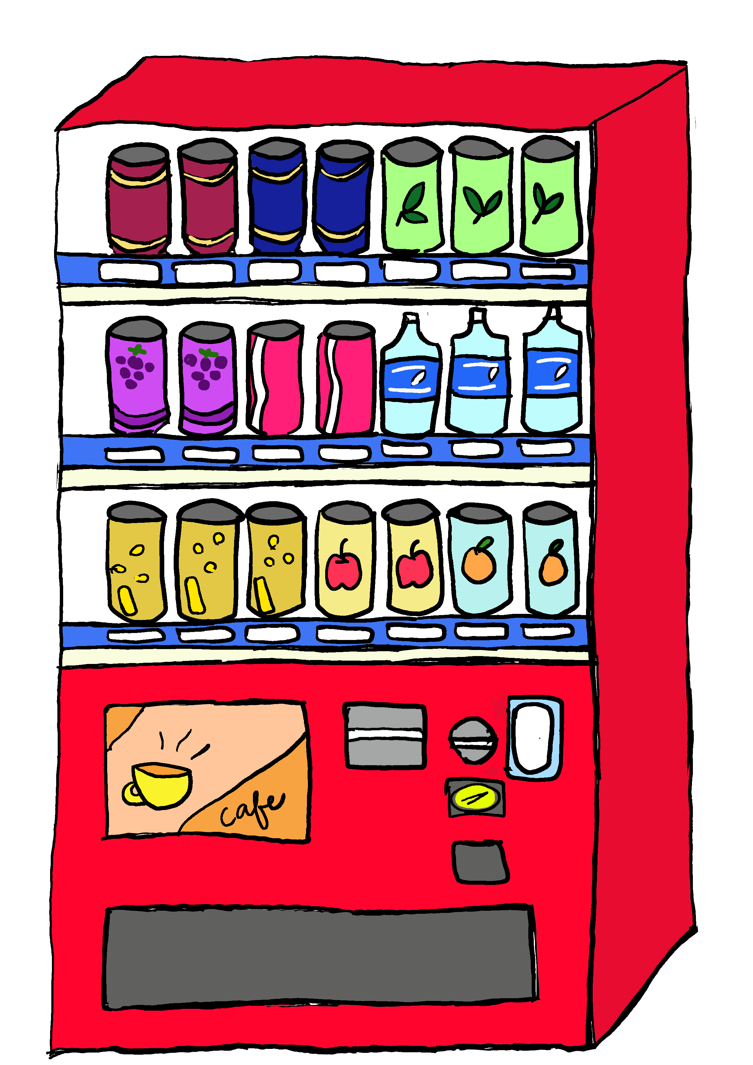 3D素材_fbx 自動販売機 - ちびショップ - BOOTH