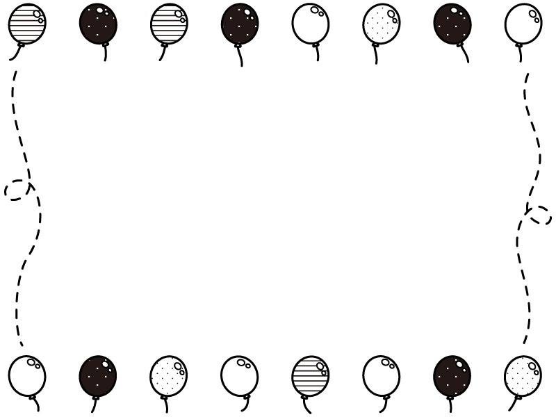 タイトル枠白黒イラスト無料イラスト・フリー素材なら「イラストAC」