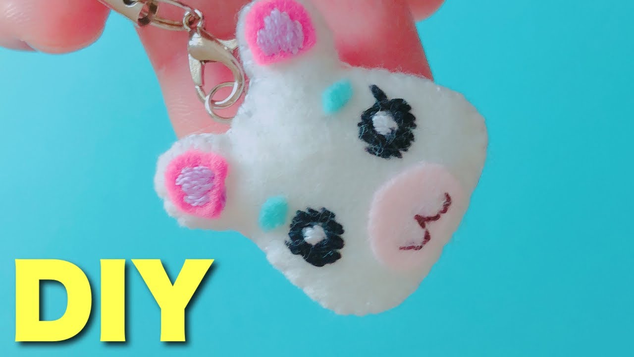 100均 刺繍キーホルダー 作り方TikTok