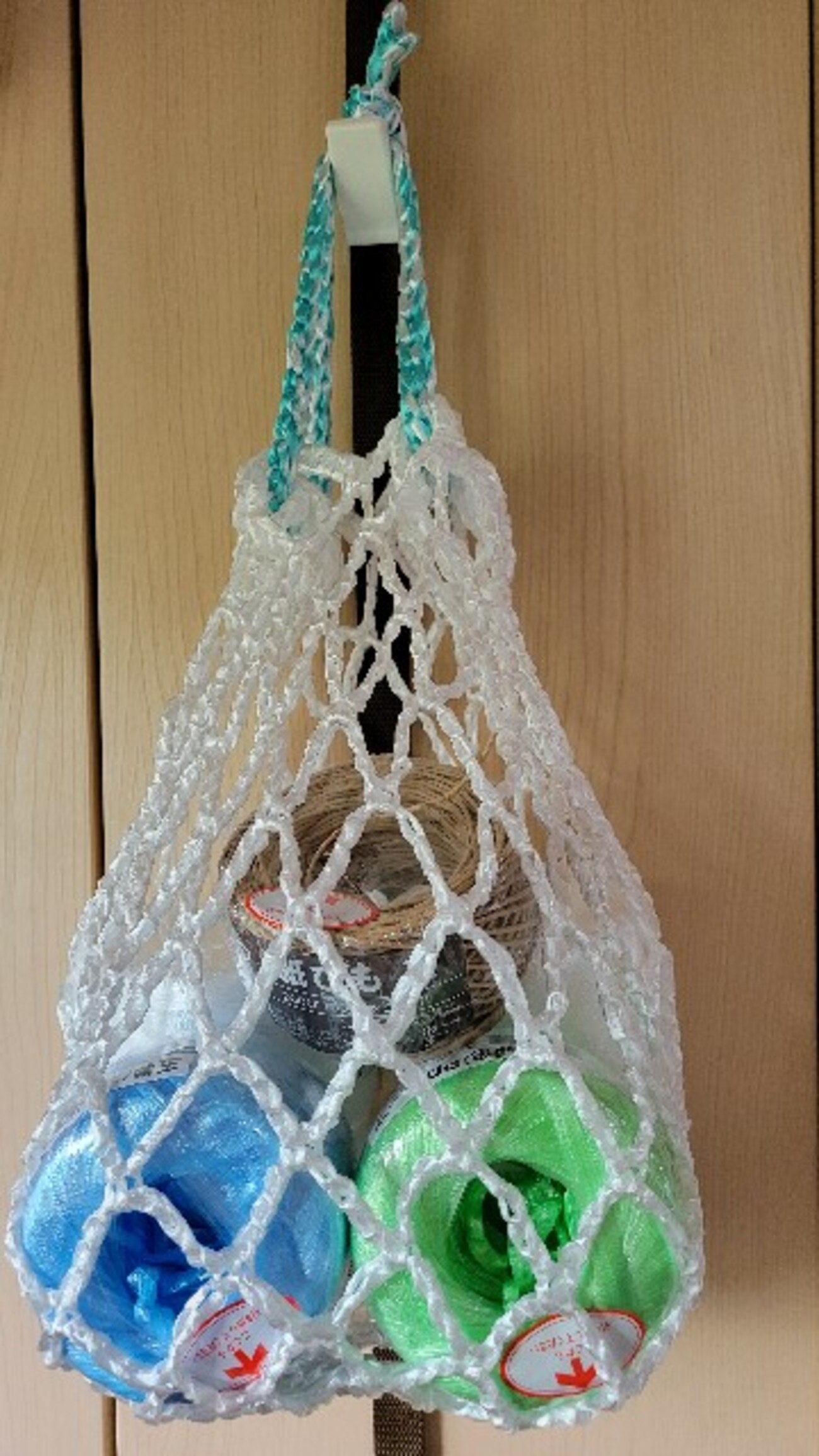 ソーイング材料 :: バッグ・ポーチ・帽子作り材料 :: 編み図付きキット ハマナカピッコロで作る ネット編みのエコバッグ H167-208-329メッシュバッグ バッグキット 編み物 ハマナカ 手芸の山久 - 手芸の山久 公式サイト