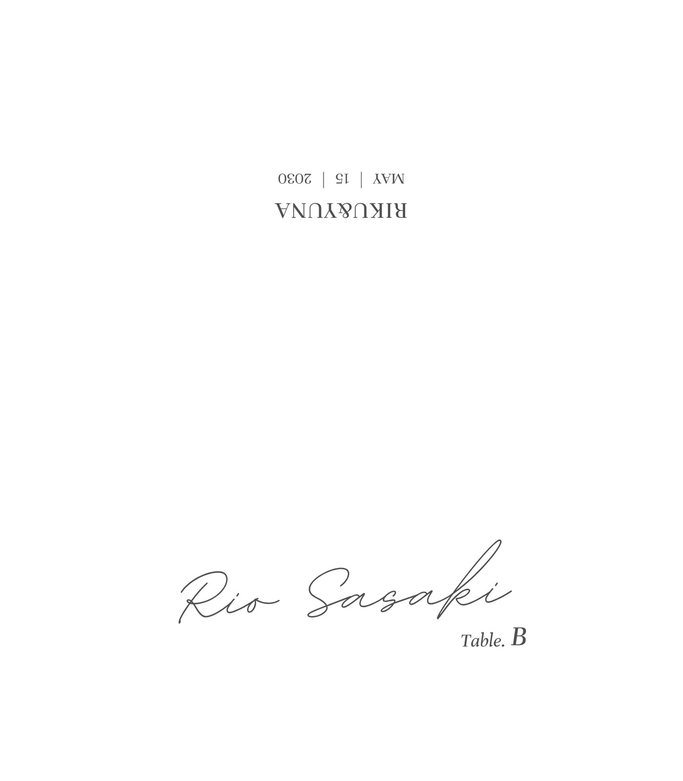 ◯◯風ペーパーアイテム 無料テンプレート7選 使ってね♡花嫁diy席札diy席札手作りTikTok