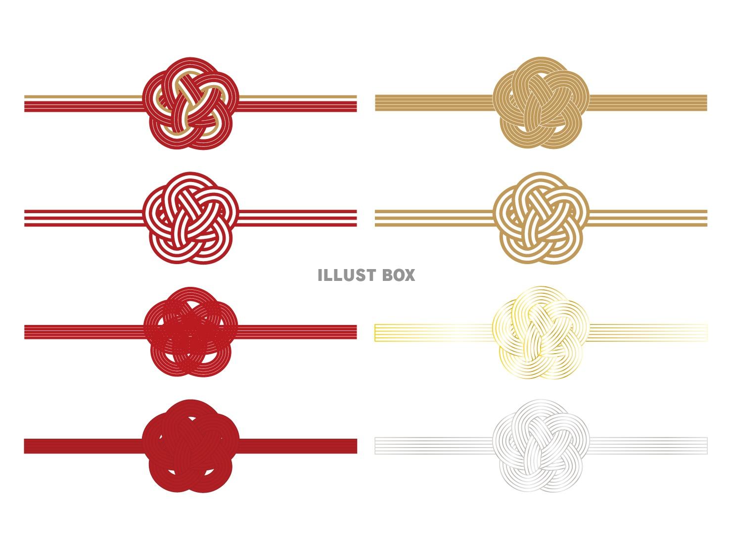 水引のイラスト素材セット イラスト素材6548453- フォトライブラリ
