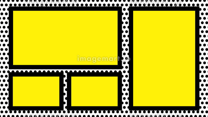 三分割コミック風背景 9種OKUMONO
