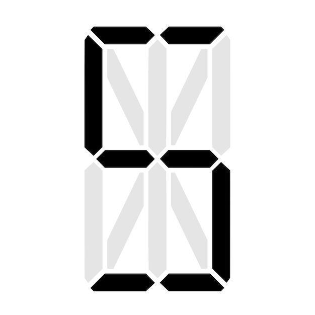 ペンシルカラーの数字スケッチシンプルなスタイルのイラスト ストックベクター ©brgfx 656186470