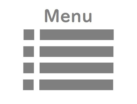 Web制作 スマートフォンサイトのメニューのアイコンデザイン・表示を比べてみた