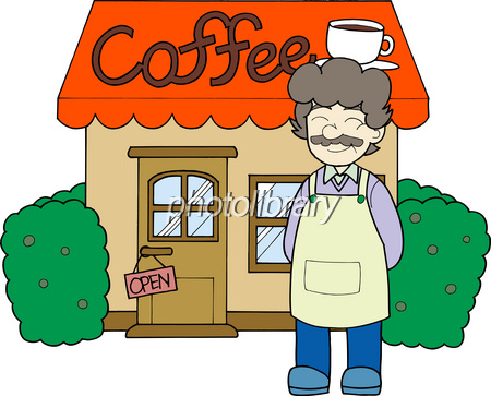 大きなリサイクルショップのイラストエコのモト