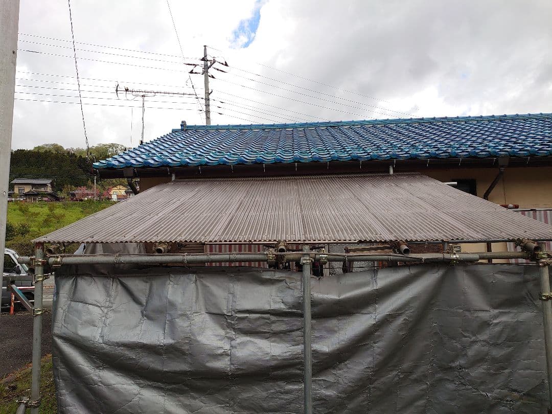 単管でカーポート その１２』