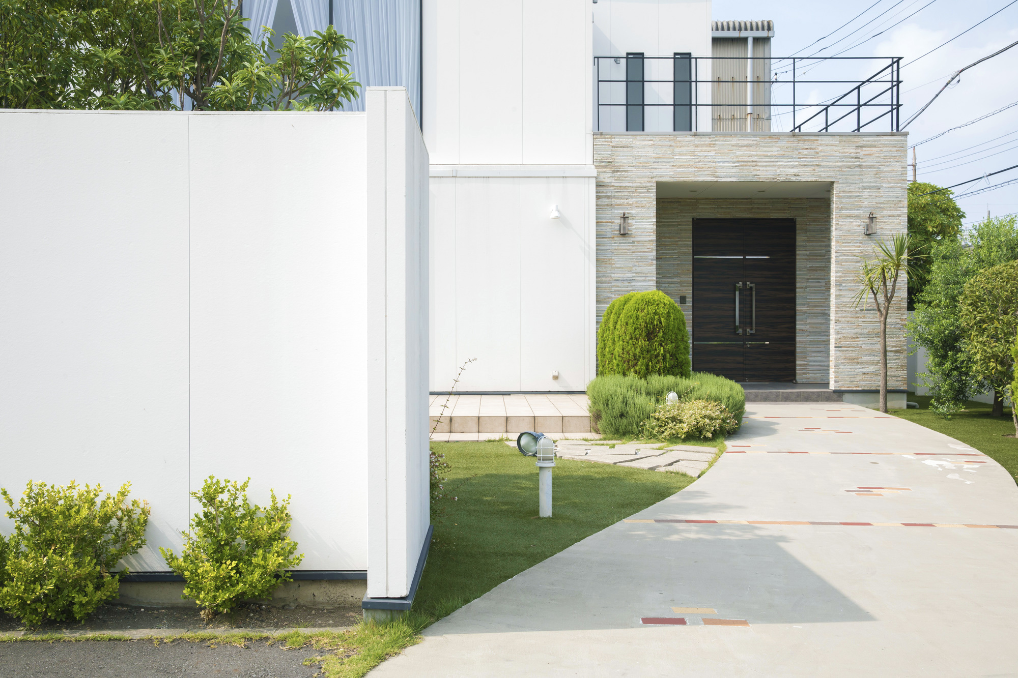 玄関アプローチデザインエクステリアのアプローチ工事