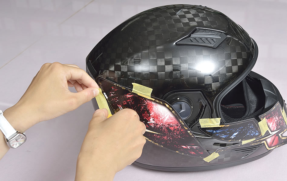 ヘルメットラッピング アライヘルメット GP-6S 8859