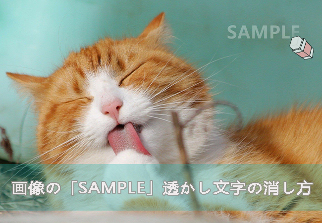 画像や写真から文字を消す方法おすすめ ソフト・アプリ無料あり