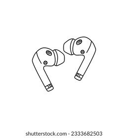 ワイヤレスイヤホンのアイコンイラスト素材iconstock