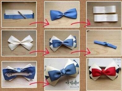 作り方レシピ付き手作りキット リバーシブルリボンバレッタ - ROSECOOLOR-2'S GALLERYminne byGMOペパボ国内最大級のハンドメイド・手作り通販サイト