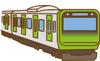 電車 イラスト - シンプルイラスト素材☆