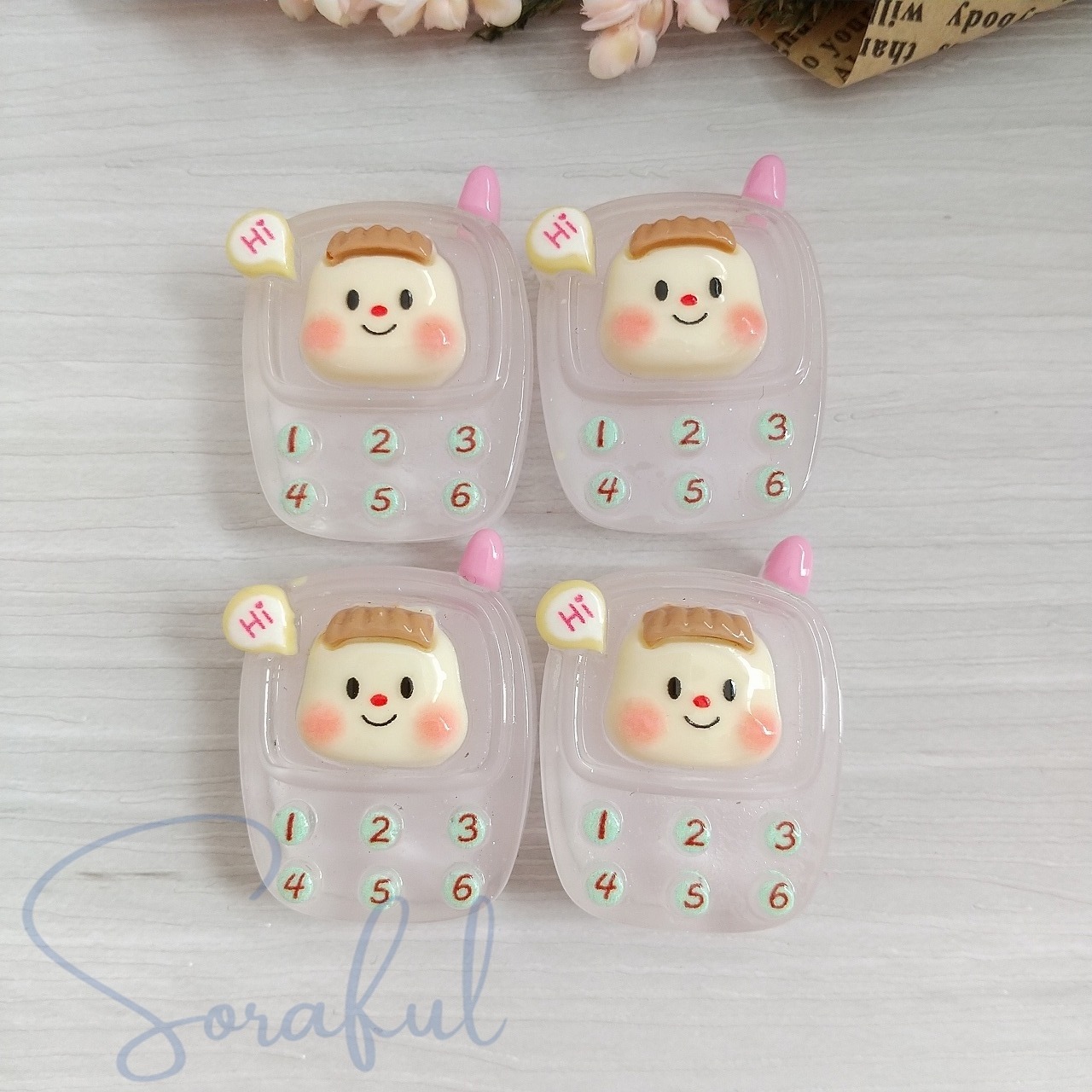 キャラクターネイルパーツ デコパーツ 3D ケース入り クリア マット加工 ねこの通販 by りんりん♡‪ネイルパーツラクマ‬