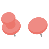 画鋲,押しピンのイラストai epsベクタークラブ＜イラストレーター素材が無料＞