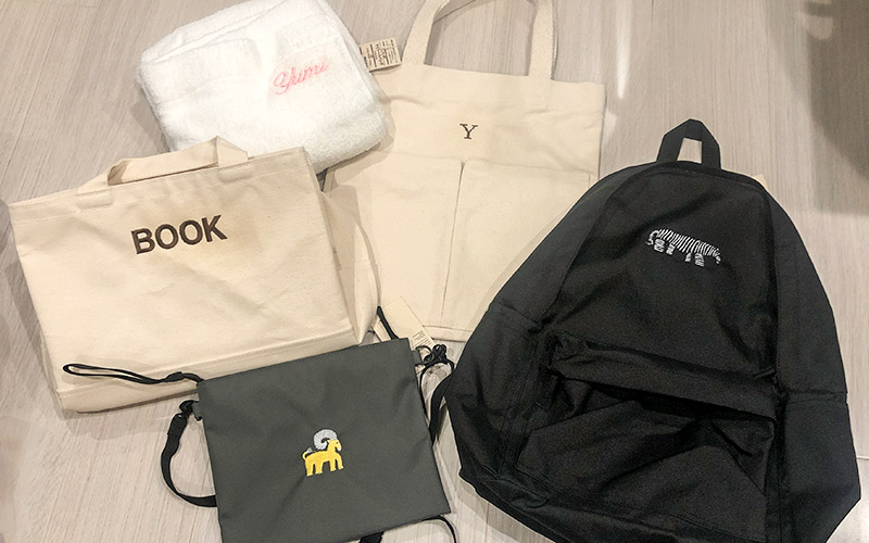 贈り物に！無印良品の刺繍サービスに挑戦