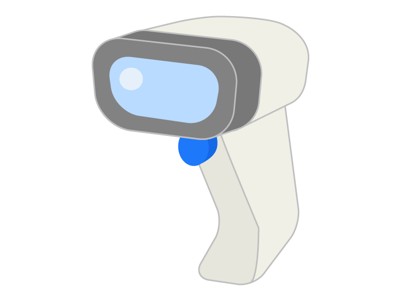 バーコードスキャナイラスト無料イラスト・フリー素材なら「イラストAC」