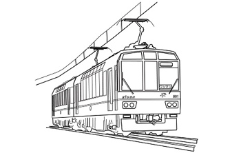 匠TETSUぬり絵第9弾 金山総合駅たくみ＠絵うま高校生