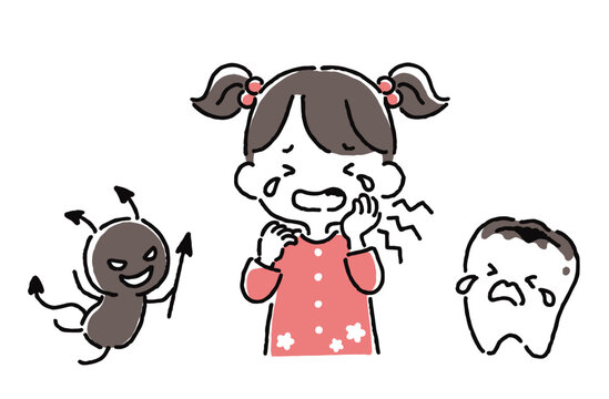 虫歯菌イラスト無料イラスト・フリー素材なら「イラストAC」