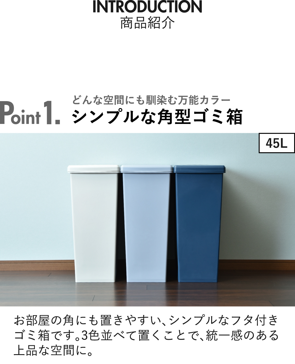 Amazon白いゴミ箱、無地の青いゴミ箱はプラスチックバケツすることができます移動式収納バケツに簡単な携帯用設計Color : Blue,Size : 36*36*52CM ゴミ箱・ゴミ入れ オンライン通販