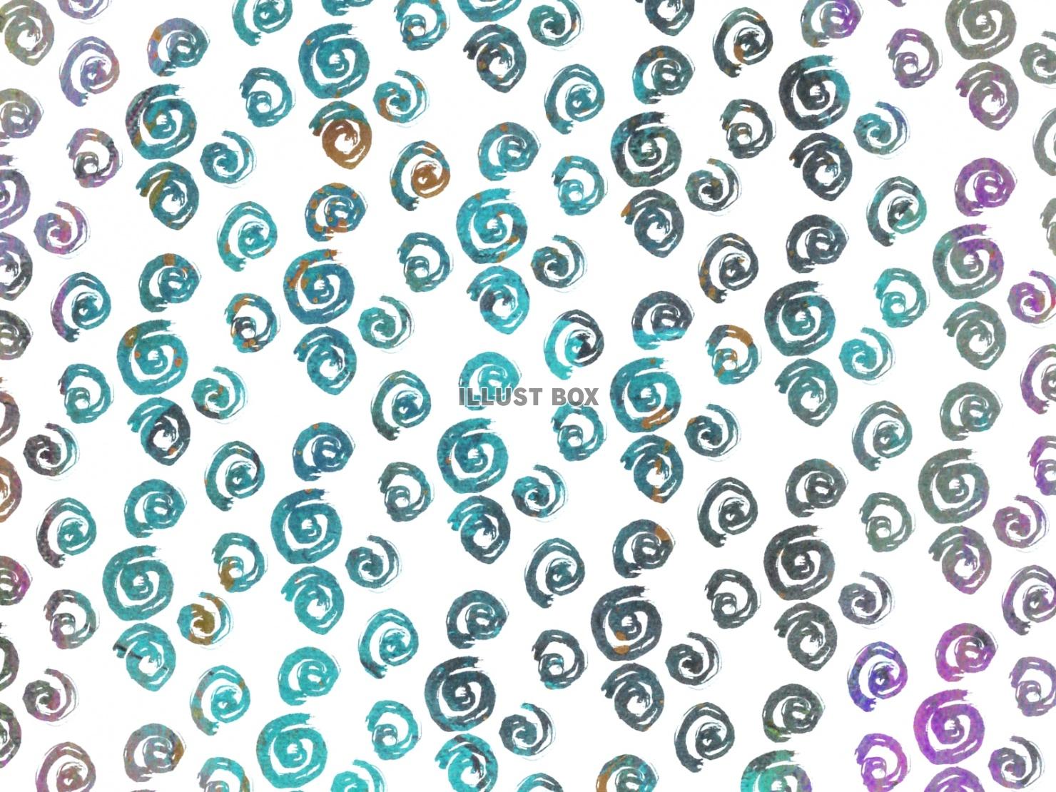 15種類の手書きの和柄のシームレスパターン 日本の秋