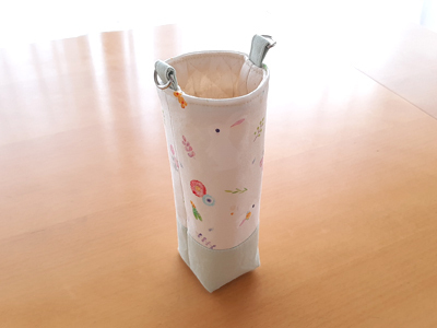 ショルダー付き水筒カバー キルティング手作りなら、思いのママ