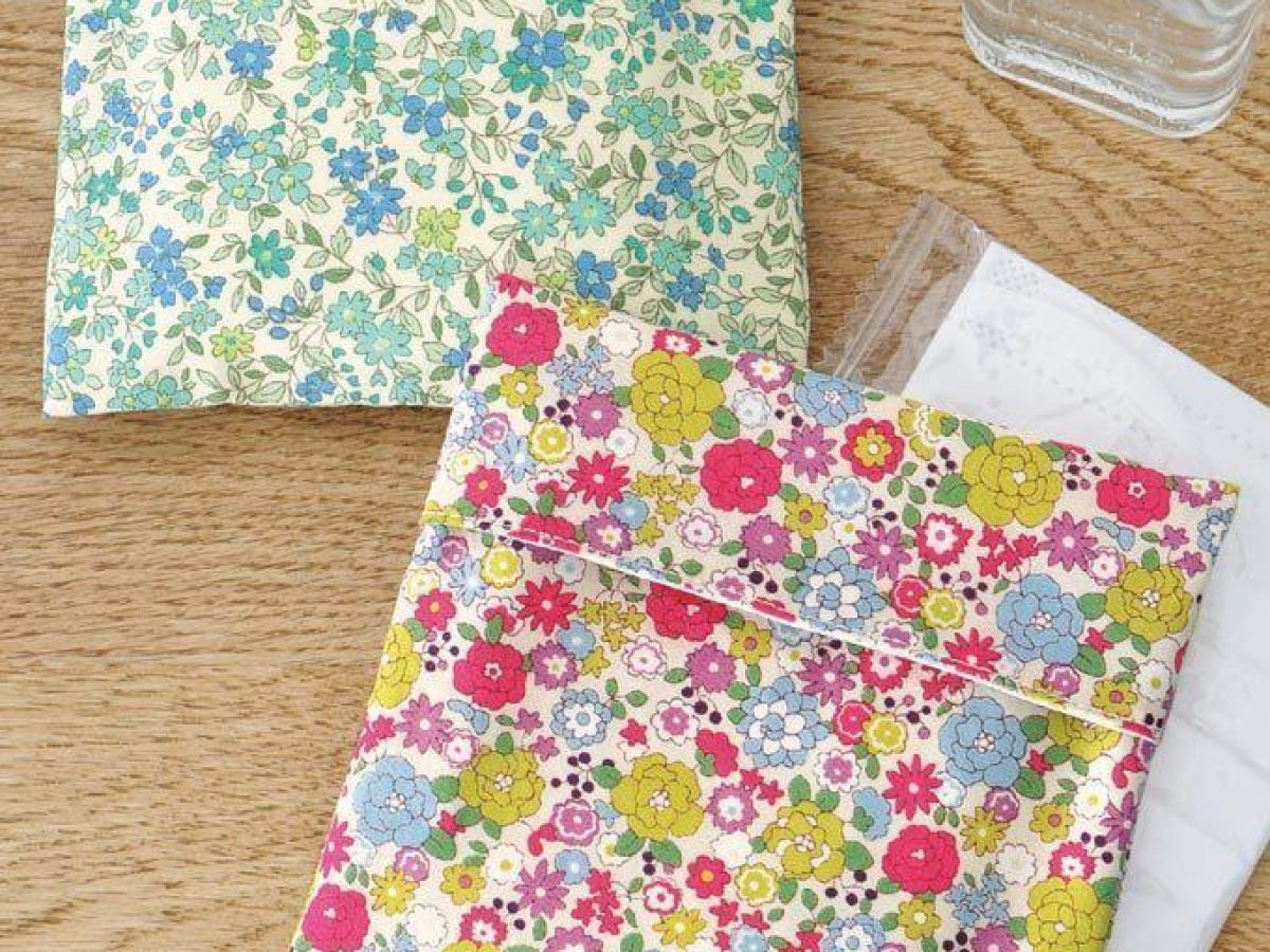 マチ針いらずのファスナーポーチ 無料型紙ダウンロードNUNOTOIRO