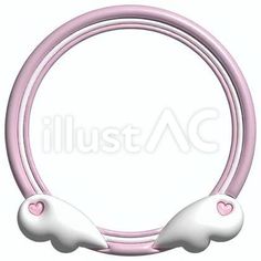 淡彩の夢丸枠フレームイラスト・フリー素材なら「シンテリ」