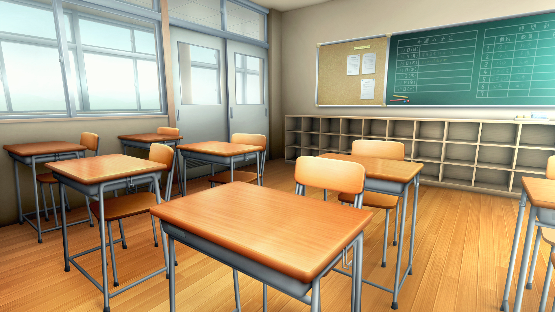 学校の教室のイラスト素材 - フリーイラスト素材配布サイトIllustATAM