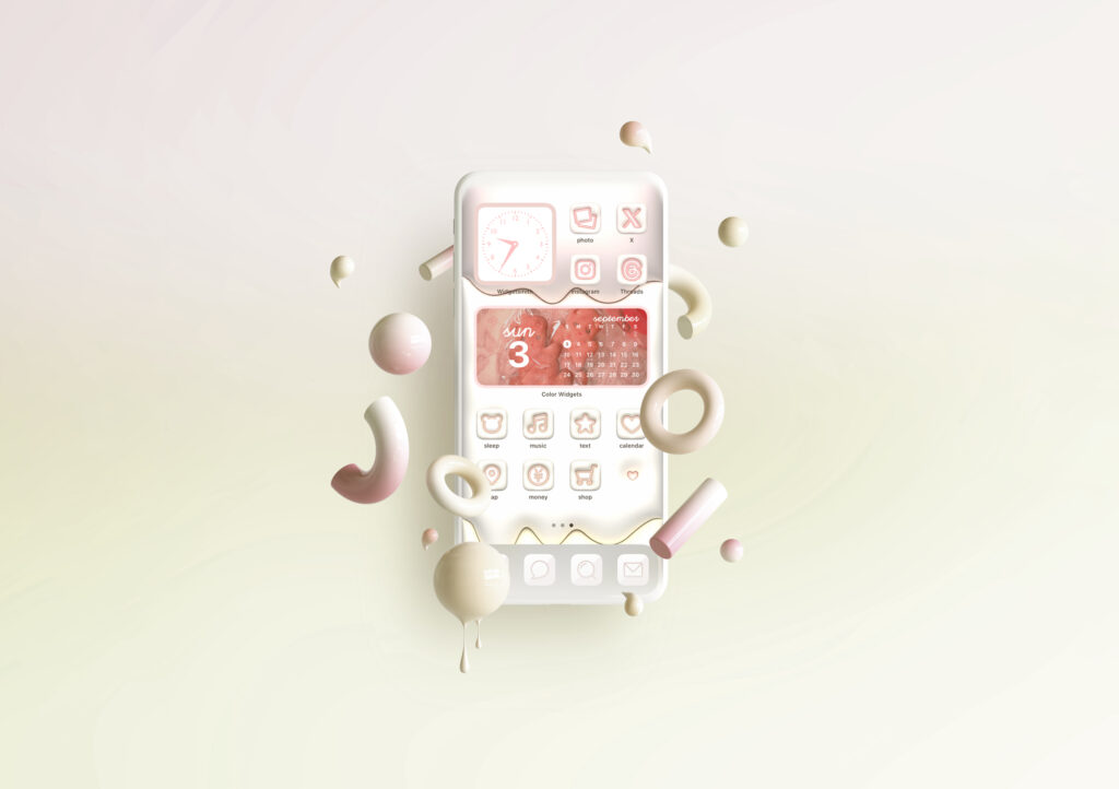 blue シンプルぷっくりアイコン02_1 - LINE 着せかえLINE STORE