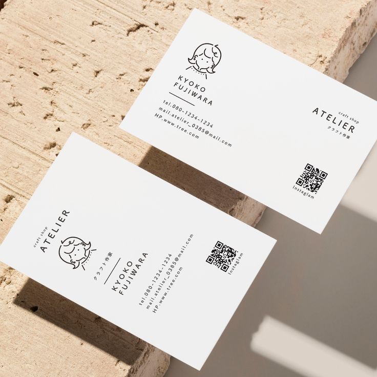 シンプル・おしゃれな名刺・カードをデザインから印刷までお安くデザインいたします名刺デザイン・カードデザインの外注・代行ランサーズ