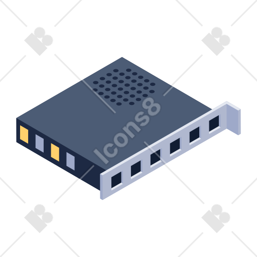 ネットワーク機器スイッチングハブのイラストのイラスト素材95855473- PIXTA