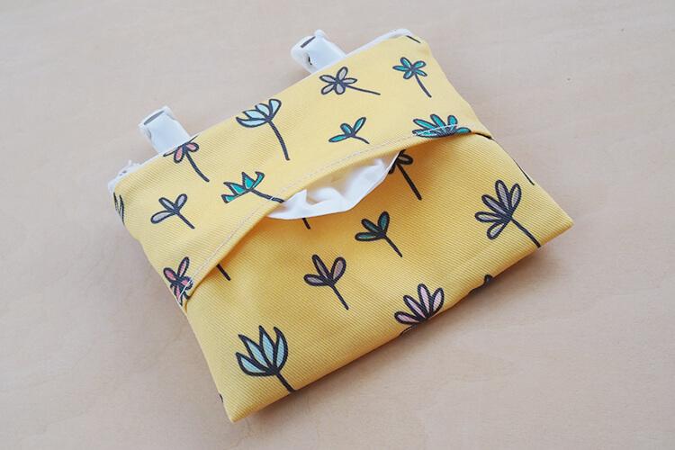 B!移動ポケットの作り方 型紙あり サッと取り出せるフタ無し簡単2タイプ