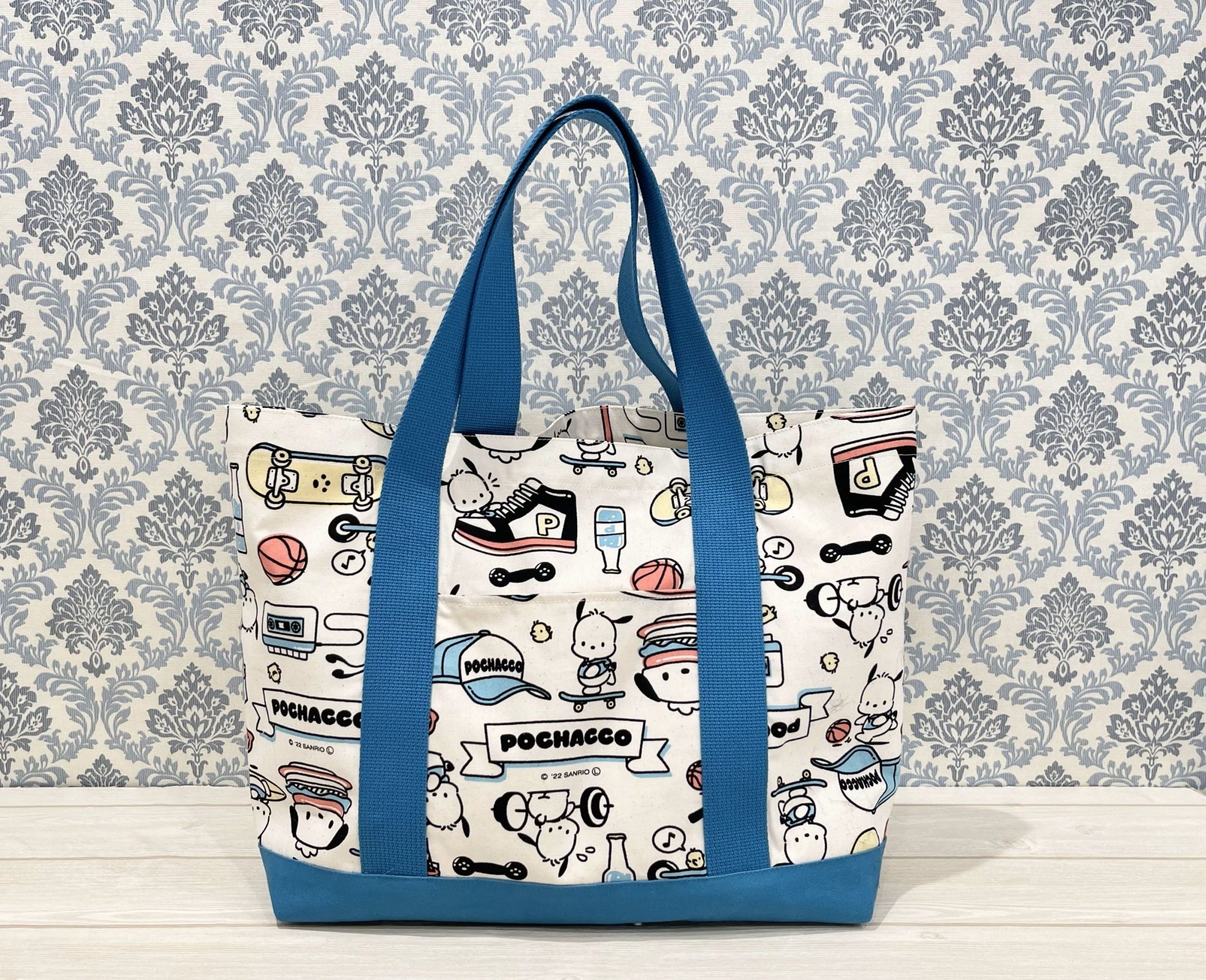 ミニトートバッグの作り方 お弁当トート 無料型紙あり 手作りトートバッグsoranohana そらのはな